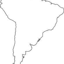Südamerika zum Ausmalen