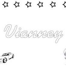 Vianney coloring page - Coloring page - NAME coloring pages - BOYS NAME coloring pages - Letter T-Z