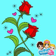 Valentine rose puzzle - Free Kids Games - KIDS PUZZLES games - VALENTINE puzzles