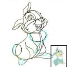 How to draw THUMPER - Draw - How to Draw BAMBI DISNEY