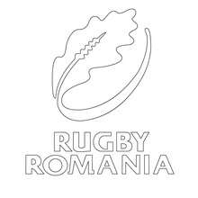 Rumänien Rugbymannschaft zum Ausmalen