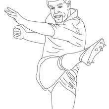 GRANT FOX rugby player coloring sheet