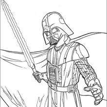 Darth Vader mit Laserschwert