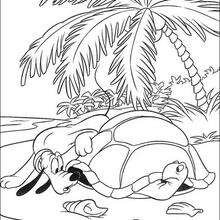 Pluto mit der Schildkröte