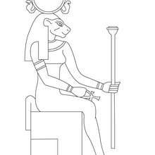 TEFNUT ägyptische Göttin zum Anmalen