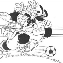 Goofy spielt Fussball