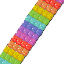 Regenbogen-Perlen-Armband