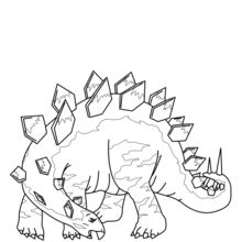 Stegosaurus zum Ausdrucken
