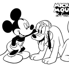 Micky und Pluto