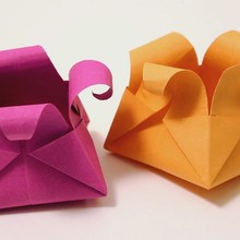 Die Origami-Korb