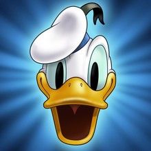 Donald Duck zum Ausmalen