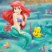 Disney, Die kleine Meerjungfrau zum Ausmalen
