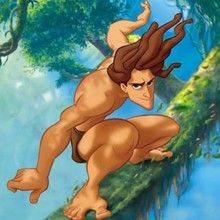 Tarzan zum Ausmalen