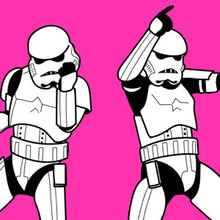 Tanzende Stormtroopers