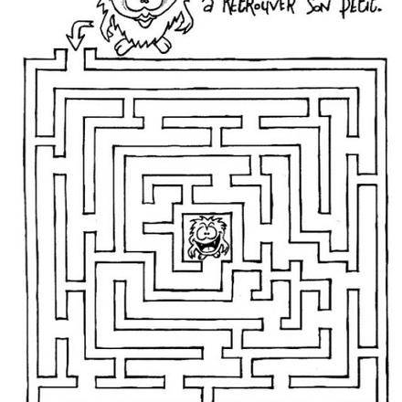 EINFACHE Labyrinthe zum Drucken - Kinder Spiele - Kostenlose online