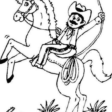 DER WILDE WESTEN zum Ausmalen - Ausmalbilder - Ausmalbilder ausdrucken