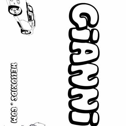 JUNGENNAMEN zum Ausmalen - Ausmalbilder - Ausmalbilder ausdrucken - de