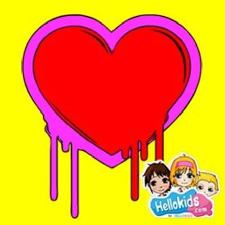 Herz : Ausmalbilder, Kostenlose Spiele, Basteln, Bilder für Kinder