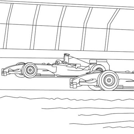 FORMEL 1 zum Ausmalen - Ausmalbilder - Ausmalbilder ausdrucken - de