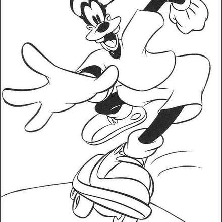 Goofy zum Ausmalen - Ausmalbilder - Ausmalbilder ausdrucken - de
