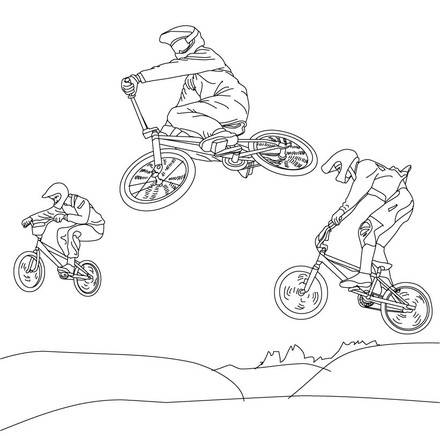 BMX : Kostenlose Spiele, Ausmalbilder, Videos für Kinder, Lesen