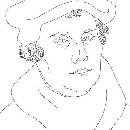 Martin Luther : Ausmalbilder, Hellokids Kindernachrichten, Videos für