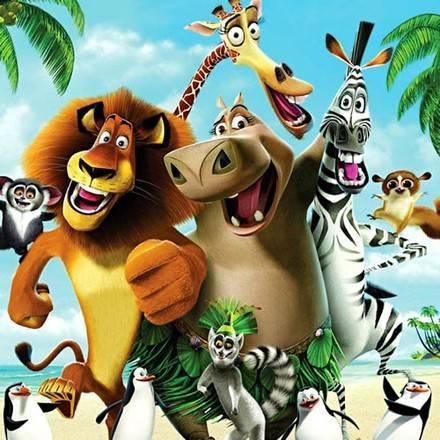 Madagascar Basteln, Ausmalbilder, Bilder für Kinder, Kostenlose